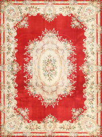 Machine Washable Traditional Fire Red Rug, wshtr4049