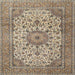 Square Traditional Brown Persian Rug, tr4050