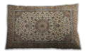 Traditional Classic Rectangular Brown Lumbar Throw Pillow, 13 inch by 19 inch, lbtr4050