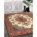 Machine Washable Traditional Brown Red Rug in a Family Room, wshtr4051