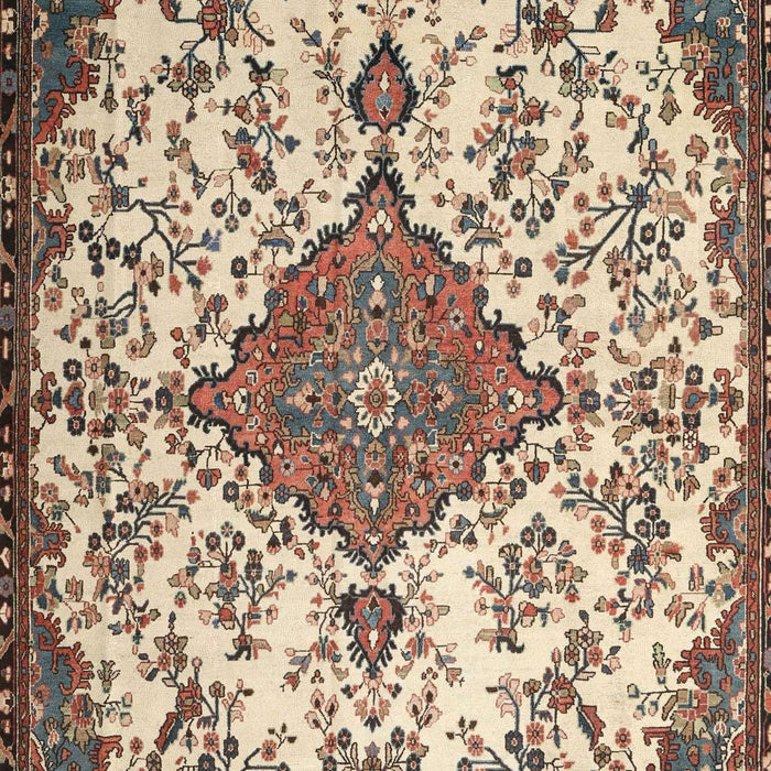 Machine Washable Traditional Sepia Brown Rug, wshtr4056