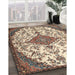 Machine Washable Traditional Sepia Brown Rug in a Family Room, wshtr4056