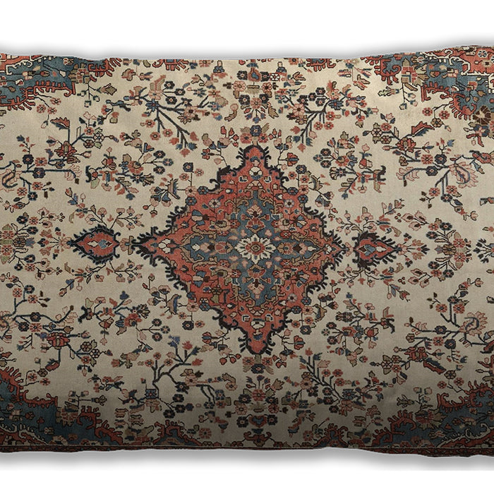Traditional Classic Rectangular Sepia Brown Lumbar Throw Pillow, 13 inch by 19 inch, lbtr4056