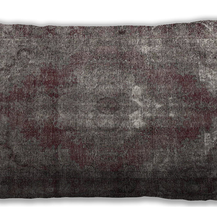 Traditional Classic Rectangular Rosy Pink Lumbar Throw Pillow, 13 inch by 19 inch, lbtr4058