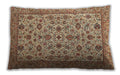 Traditional Classic Rectangular Sienna Brown Lumbar Throw Pillow, 13 inch by 19 inch, lbtr405