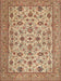 Machine Washable Traditional Sienna Brown Rug, wshtr405