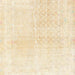 Square Traditional Golden Blonde Gold Persian Rug, tr4061