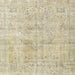 Square Traditional Khaki Gold Persian Rug, tr4063