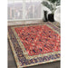 Machine Washable Traditional Fire Brick Red Rug in a Family Room, wshtr4065