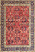 Traditional Fire Brick Red Persian Rug, tr4065