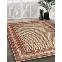 Traditional Brown Red Persian Rug, tr4066