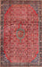 Traditional Orange Salmon Pink Persian Rug, tr4067