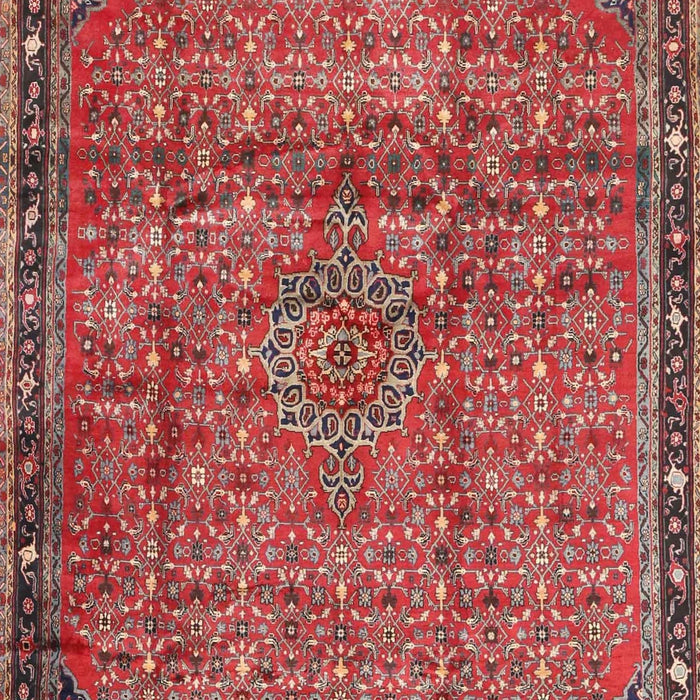 Traditional Orange Salmon Pink Persian Rug, tr4067