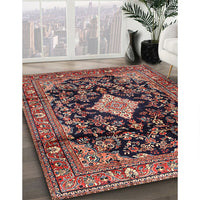 Traditional Orange Salmon Pink Persian Rug, tr4069