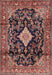 Traditional Orange Salmon Pink Persian Rug, tr4069