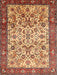 Traditional Fire Brick Red Persian Rug, tr406