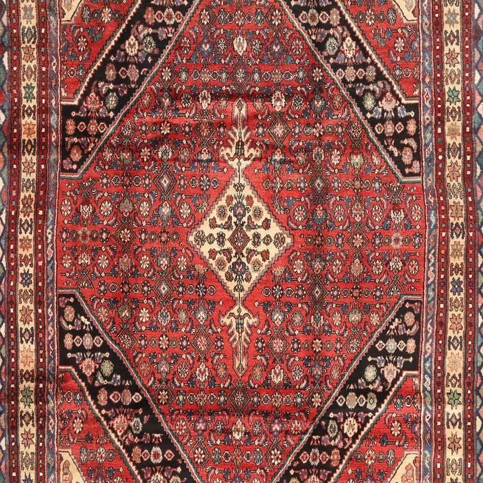 Traditional Orange Salmon Pink Persian Rug, tr4070
