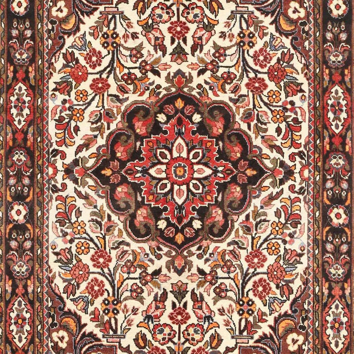 Machine Washable Traditional Saffron Red Rug, wshtr4072