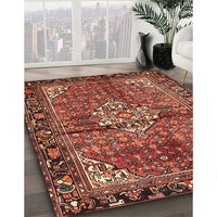 Traditional Saffron Red Persian Rug, tr4073