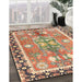 Traditional Brownish Green Persian Rug in Family Room, tr4074