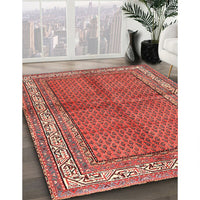 Traditional Sunrise Orange Persian Rug, tr4076