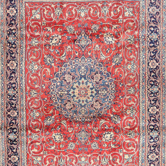 Traditional Tan Brown Medallion Rug, tr4078