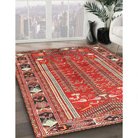 Traditional Light Copper Gold Persian Rug, tr407