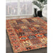 Traditional Sand Brown Persian Rug in Family Room, tr4082