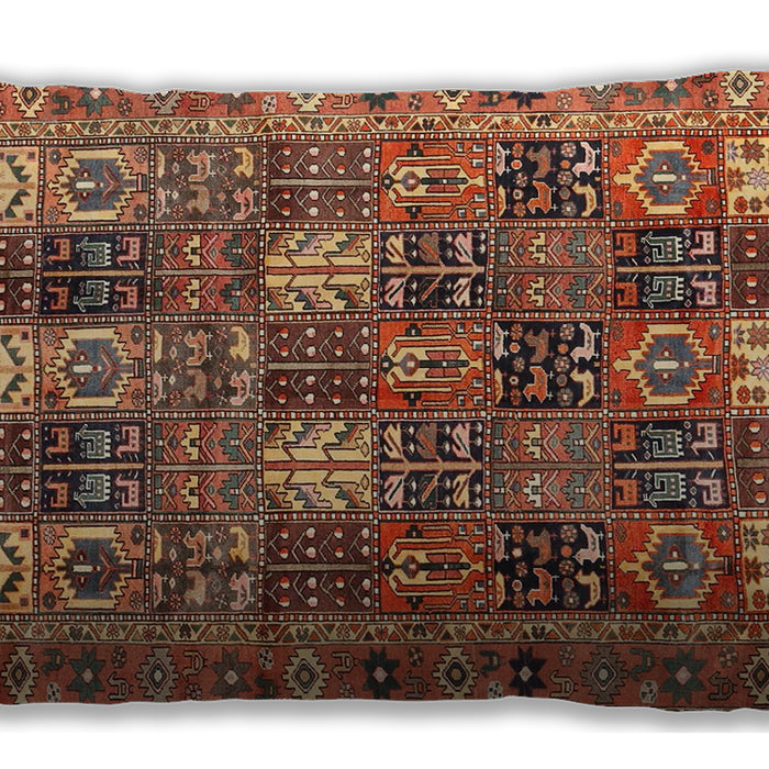 Traditional Classic Rectangular Brown Sand Brown Lumbar Throw Pillow, 13 inch by 19 inch, lbtr4082