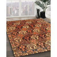 Traditional Orange Persian Rug, tr4086