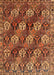 Traditional Orange Persian Rug, tr4086