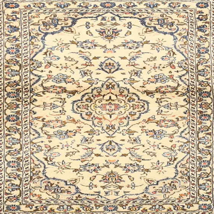 Square Traditional Dark Almond Brown Persian Rug, tr4087