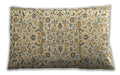 Traditional Classic Rectangular Khaki Gold Lumbar Throw Pillow, 13 inch by 19 inch, lbtr4088