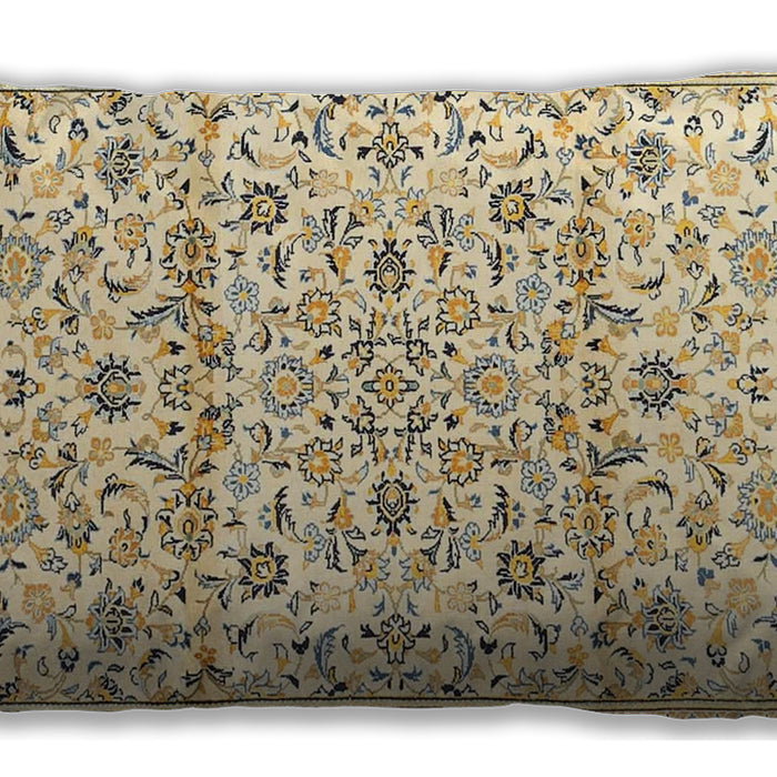 Traditional Classic Rectangular Khaki Gold Lumbar Throw Pillow, 13 inch by 19 inch, lbtr4088