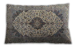 Traditional Classic Rectangular Tan Brown Lumbar Throw Pillow, 13 inch by 19 inch, lbtr4094