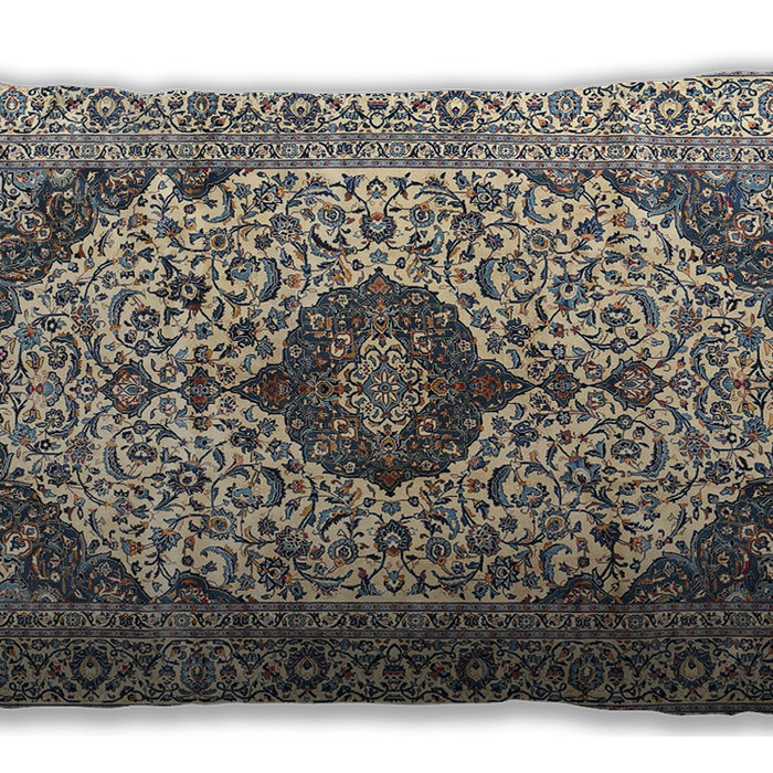 Traditional Classic Rectangular Tan Brown Lumbar Throw Pillow, 13 inch by 19 inch, lbtr4094