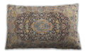 Traditional Classic Rectangular Brown Lumbar Throw Pillow, 13 inch by 19 inch, lbtr4095