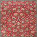 Square Traditional Red Persian Rug, tr4098
