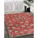 Traditional Red Persian Rug in Family Room, tr4098