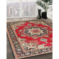 Traditional Red Medallion Rug, tr4099