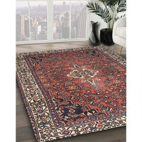 Traditional Orange Salmon Pink Persian Rug, tr4100