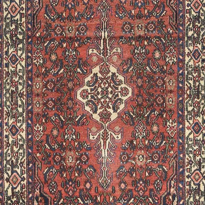 Traditional Orange Salmon Pink Persian Rug, tr4100