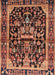 Traditional Sunrise Orange Persian Rug, tr4103