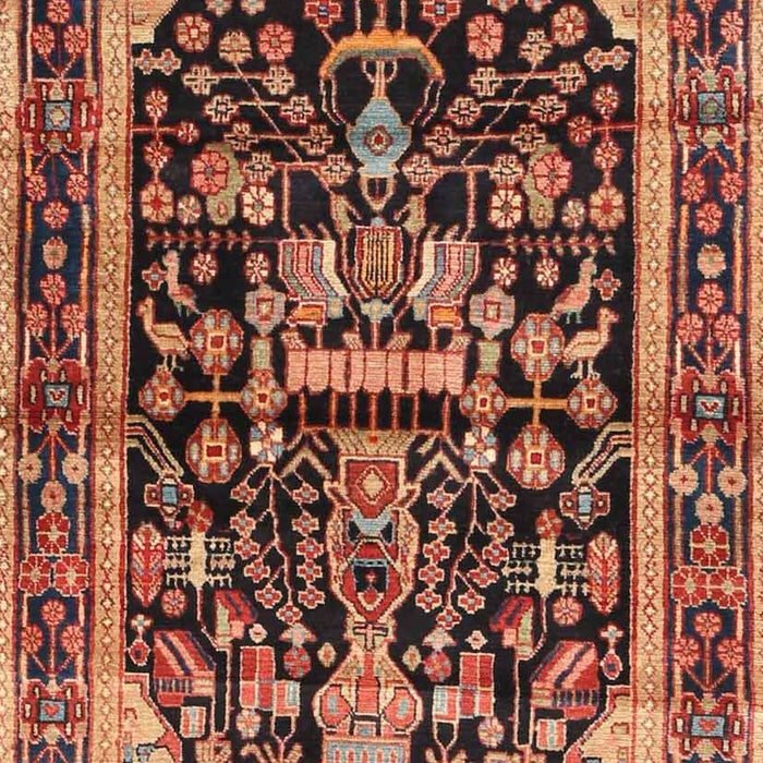 Traditional Sunrise Orange Persian Rug, tr4103