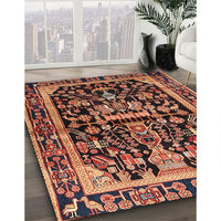 Traditional Sunrise Orange Persian Rug, tr4103