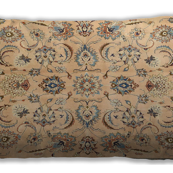 Traditional Classic Rectangular Copper Brown Lumbar Throw Pillow, 13 inch by 19 inch, lbtr4107