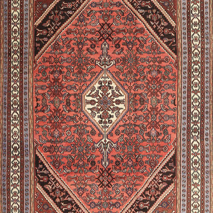 Traditional Saffron Red Persian Rug, tr4108
