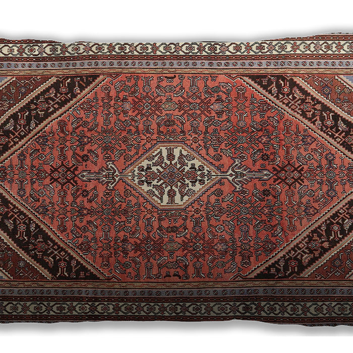Traditional Classic Rectangular Saffron Red Lumbar Throw Pillow, 13 inch by 19 inch, lbtr4108