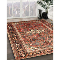 Traditional Saffron Red Persian Rug, tr410