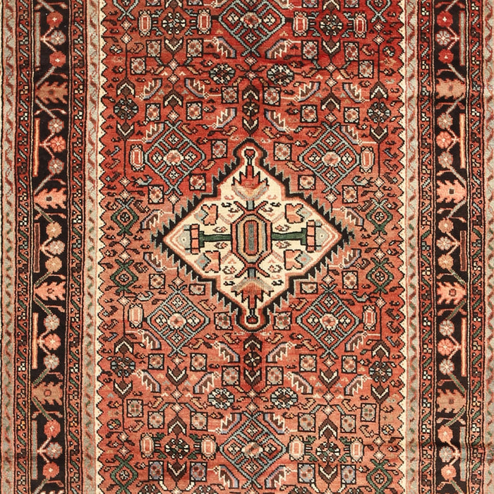 Traditional Saffron Red Persian Rug, tr410